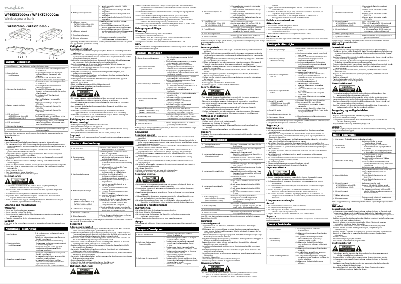 Image de la première page du manuel de l'appareil WPBKSC5000BK