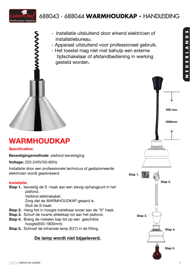 Image de la première page du manuel de l'appareil 688044