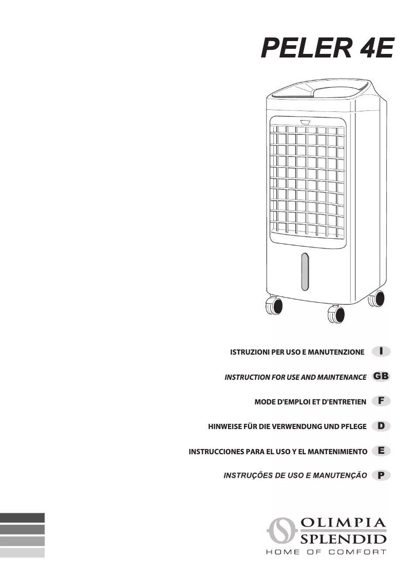 Image de la première page du manuel de l'appareil Pelèr 4E
