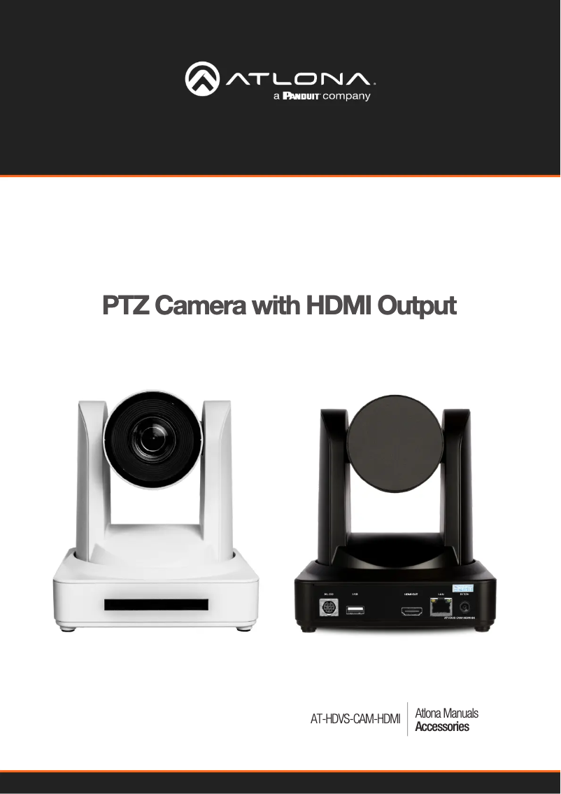 Page 1 de la notice Manuel utilisateur Atlona AT-HDVS-CAM-HDMI