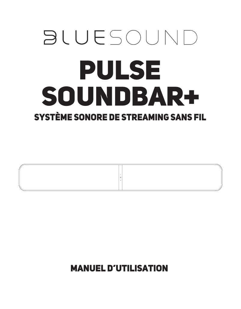 Imagen de la primera página del manual del dispositivo Pulse Soundbar+
