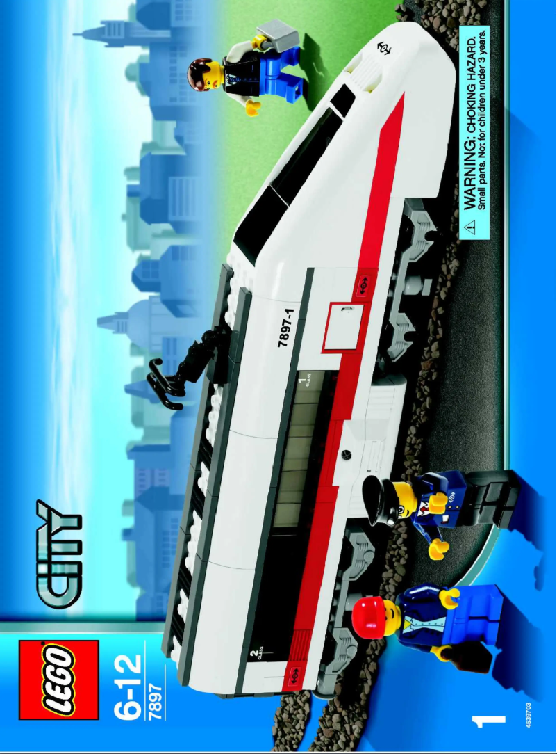 Page 1 de la notice Manuel utilisateur Lego City 7897