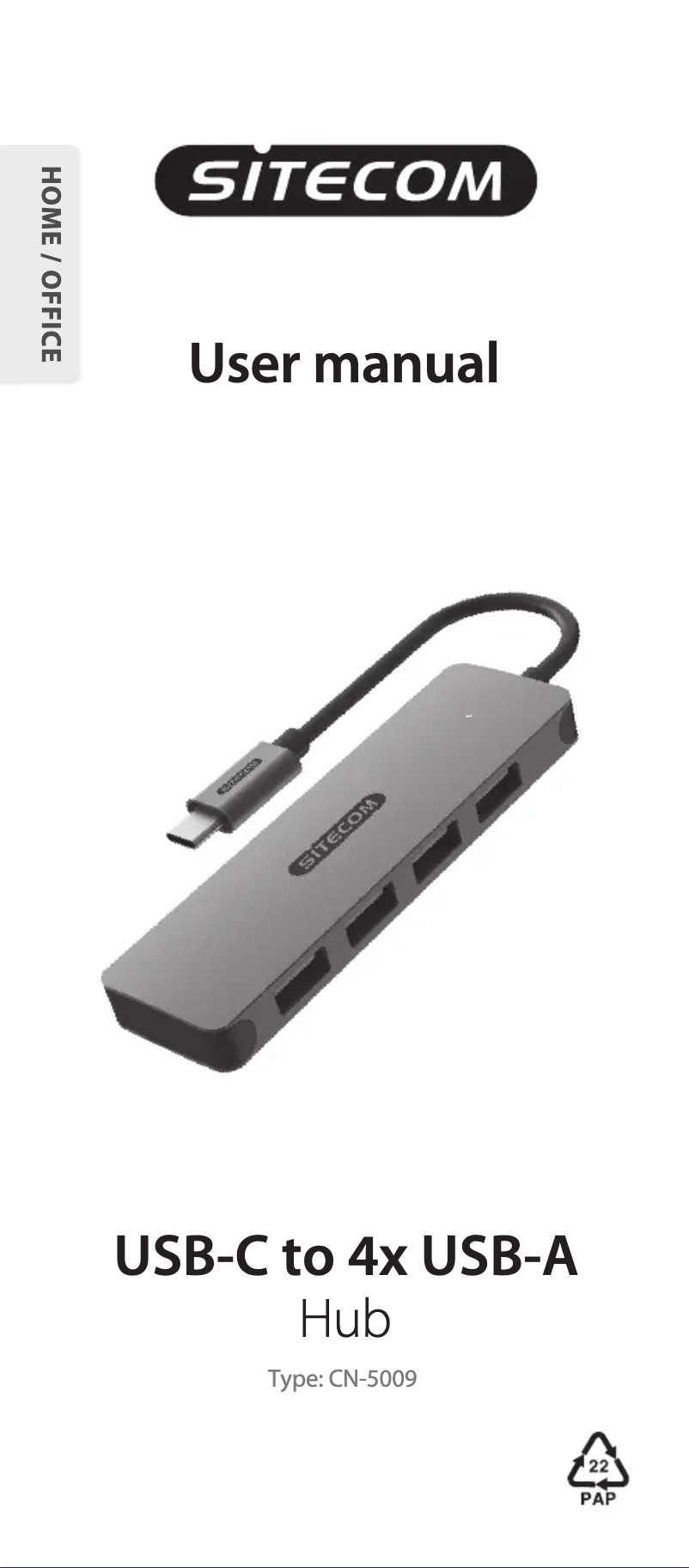 Image de la première page du manuel de l'appareil CN-5009