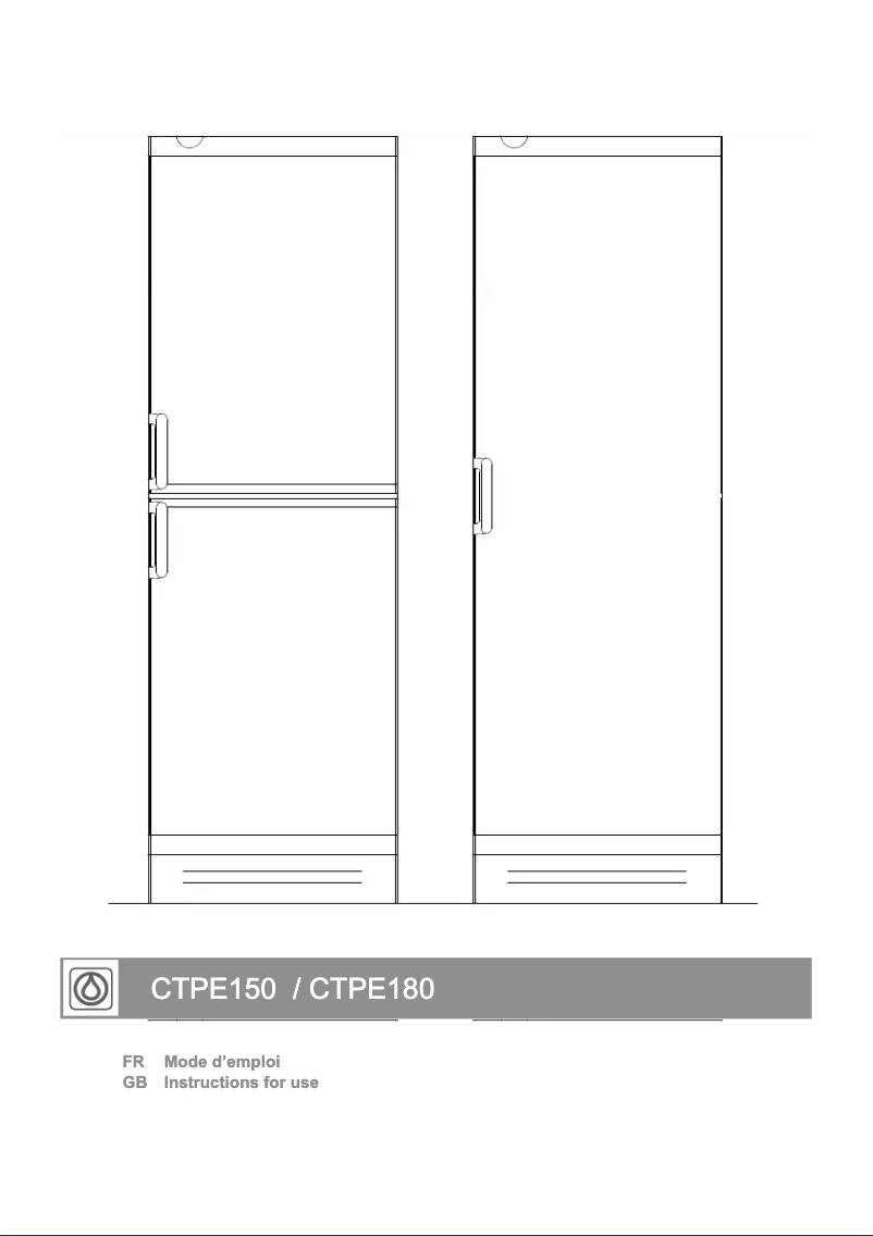 Page n°1 - Manuel utilisateur La Sommelière CTPE150