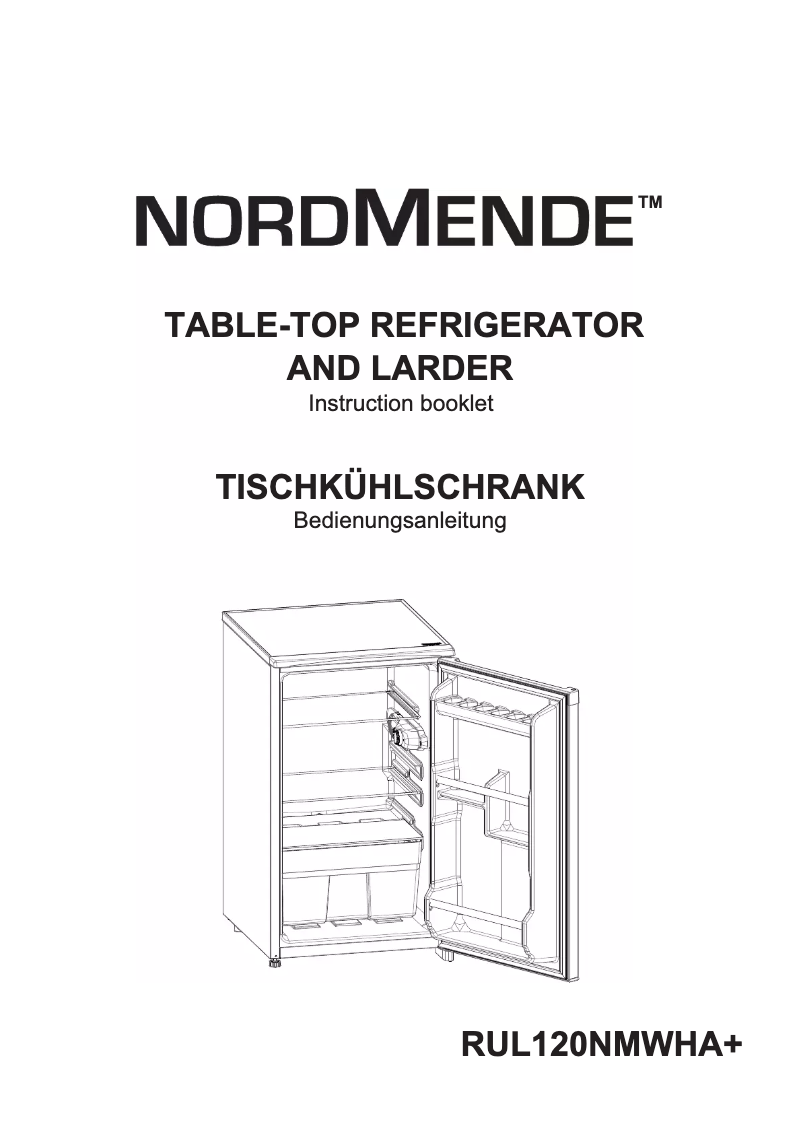 Page n°1 - Manuel utilisateur Nordmende RUL120NMWHA