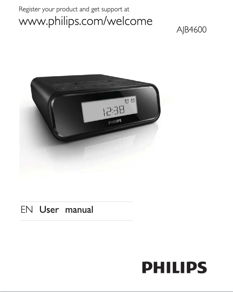 Page n°1 - Manuel utilisateur Philips AJB4600