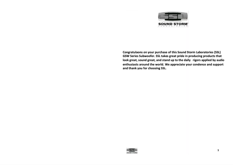 Image de la première page du manuel de l'appareil GSW12D