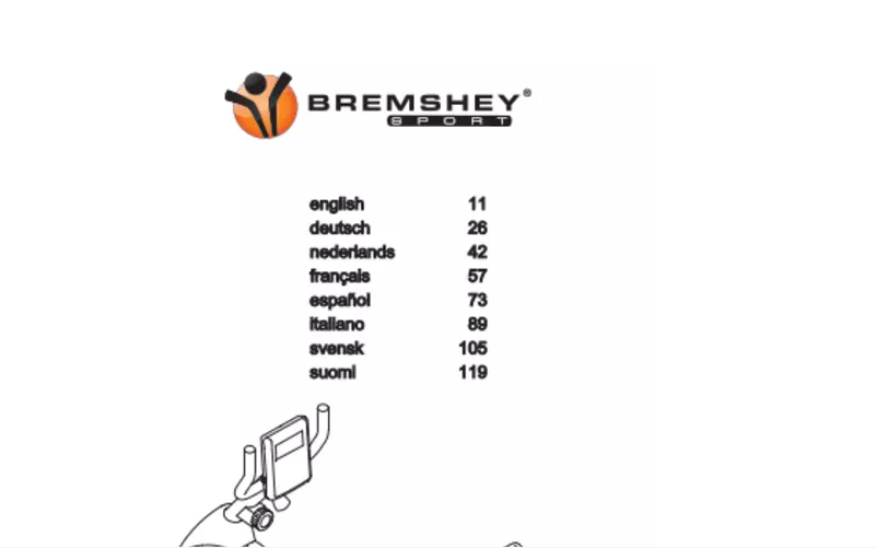 Page 1 de la notice Manuel utilisateur Bremshey BR3