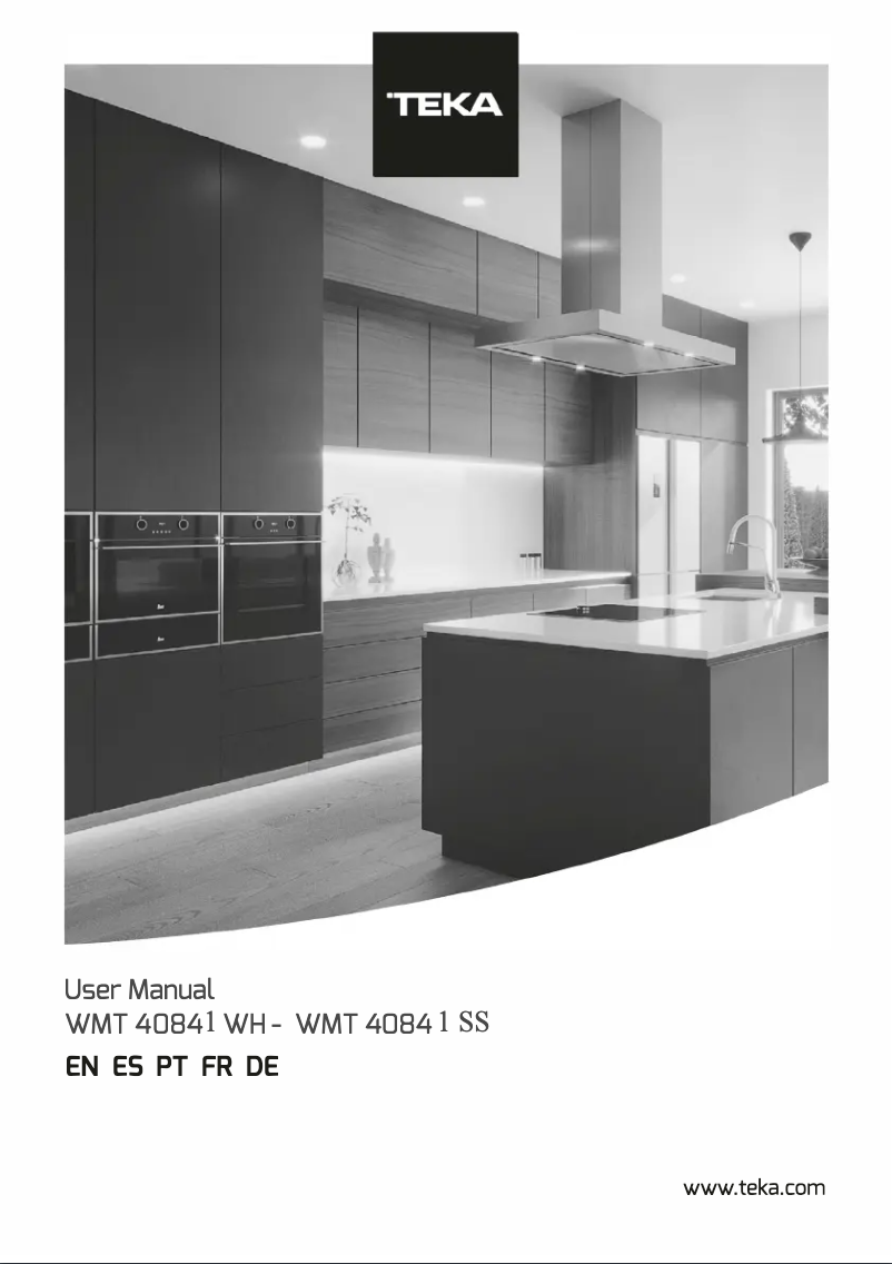 Page 1 de la notice Manuel utilisateur Teka WMT 40841 SS