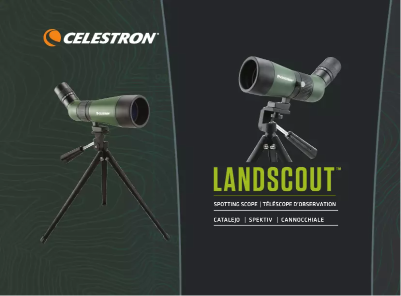 Page 1 de la notice Manuel utilisateur Celestron LandScout 60mm