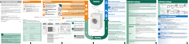 Image de la première page du manuel de l'appareil WAE 24463 BC