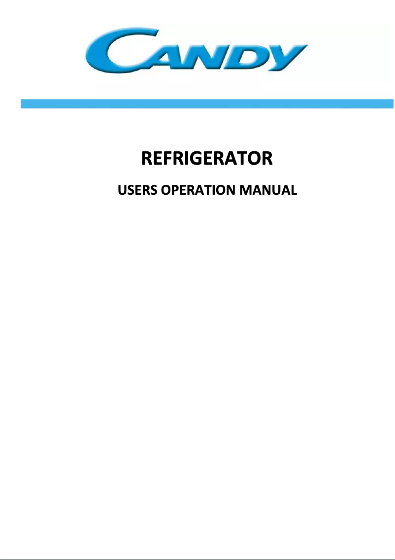 Page 1 de la notice Manuel utilisateur Candy CHICS 5184W