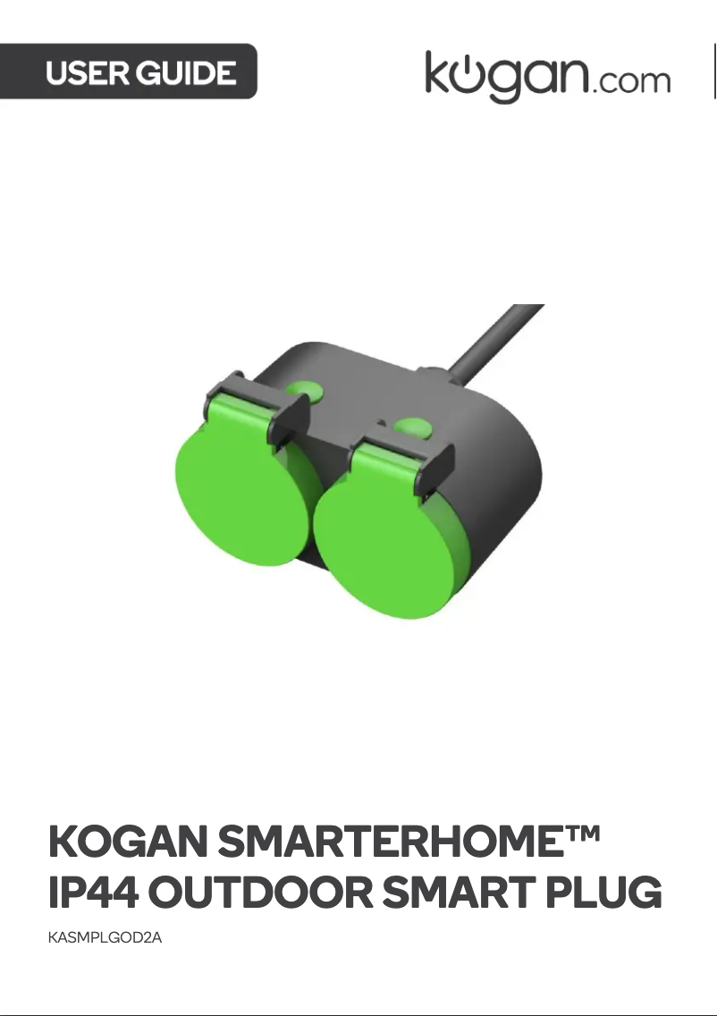 Page n°1 - Manuel utilisateur Kogan KASMPLGOD2A