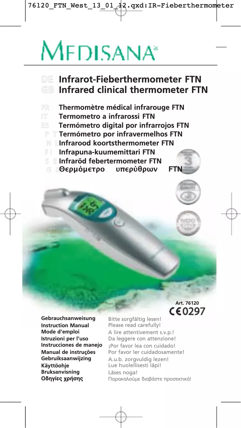 Image de la première page du manuel de l'appareil FTN