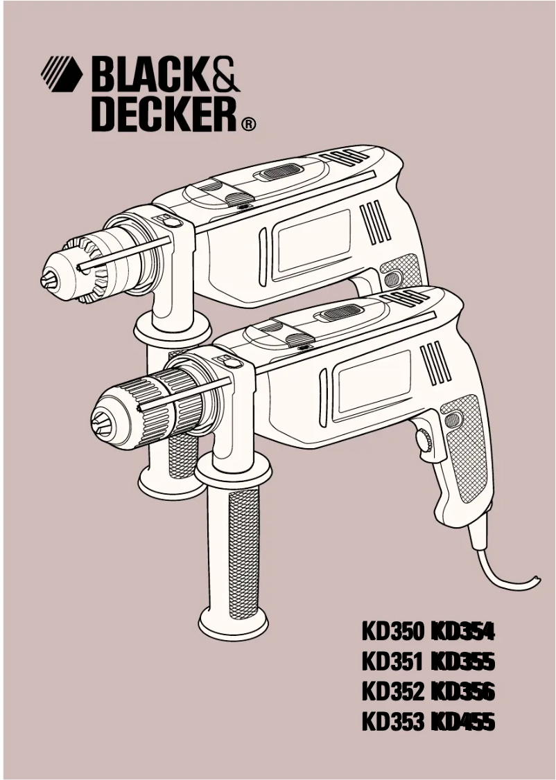 Image de la première page du manuel de l'appareil KD350