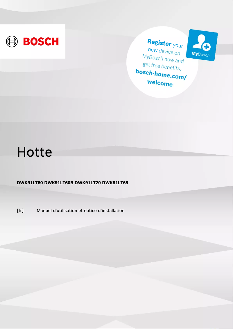 Image de la première page du manuel de l'appareil DWK91LT60