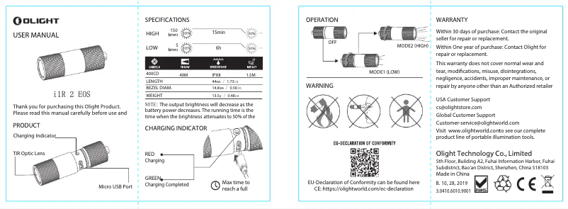 Image de la première page du manuel de l'appareil i1R 2 EOS