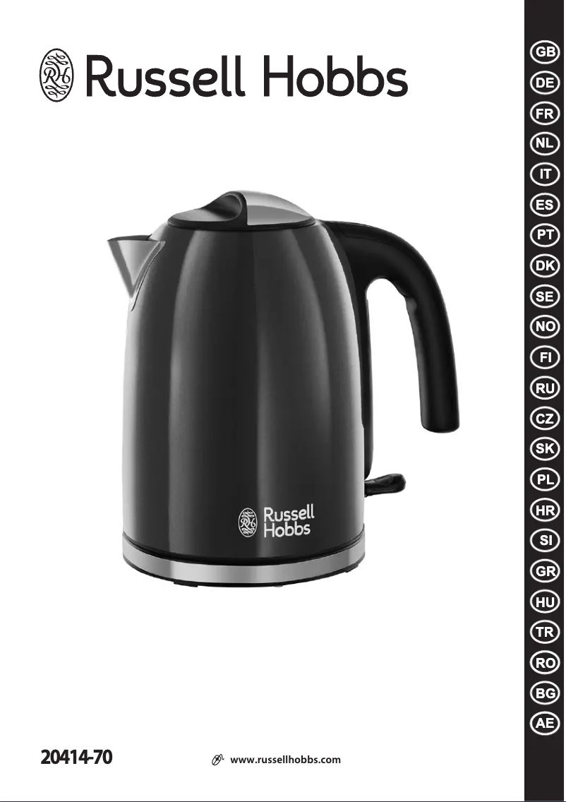 Page n°1 - Manuel utilisateur Russell Hobbs 20414