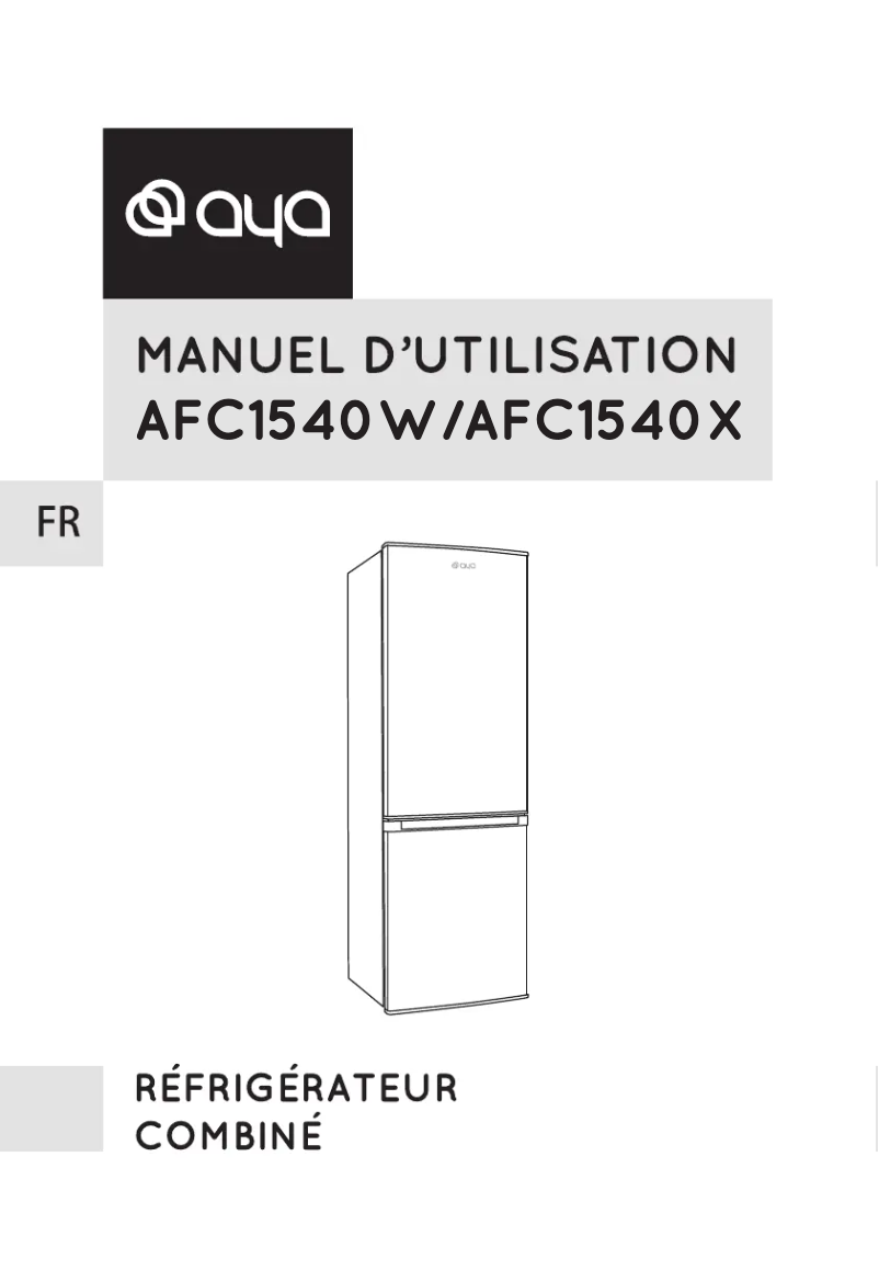 Page n°1 - Manuel utilisateur AYA AFC1540W