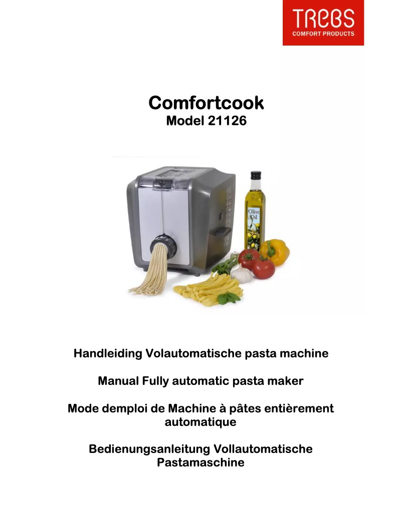 Page n°1 - Manuel utilisateur Trebs Comfortcook 21126
