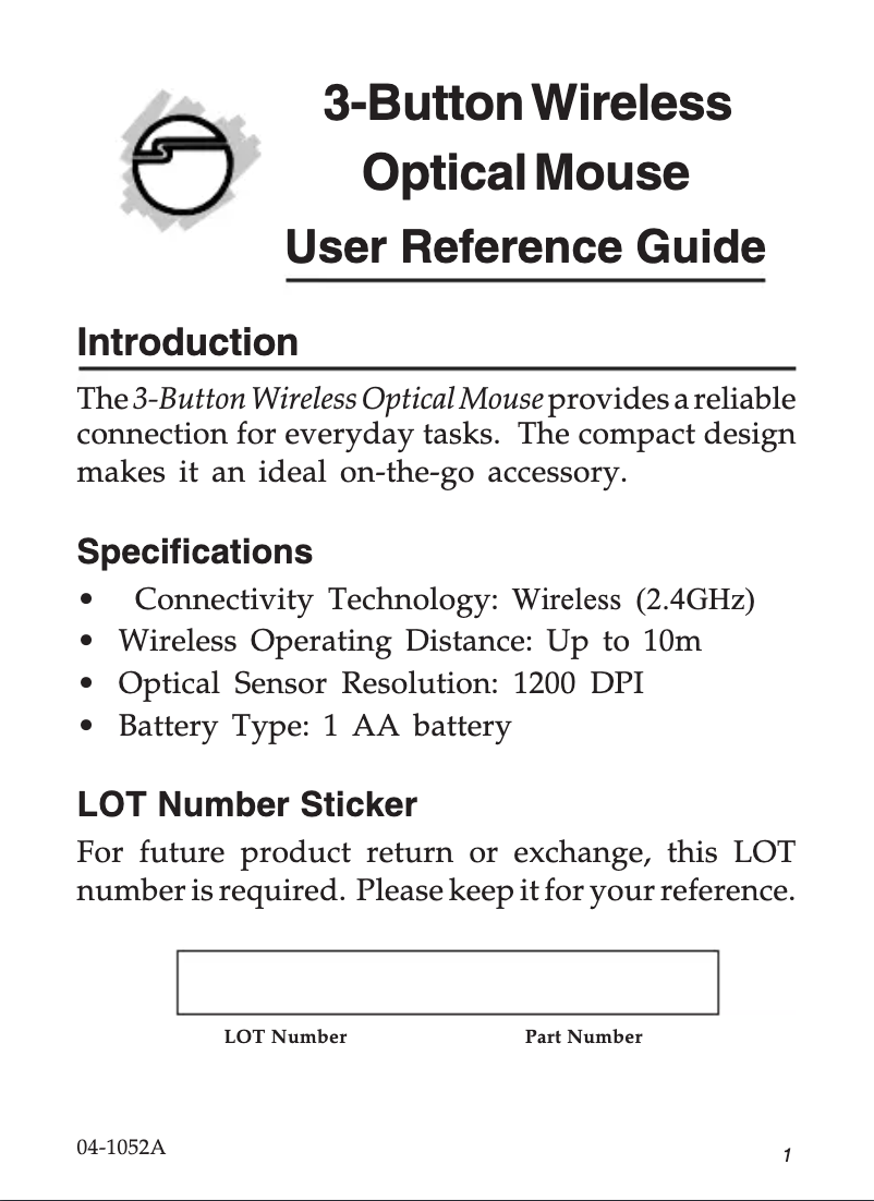 Page 1 de la notice Manuel utilisateur Siig JK-WR0Q12-S1