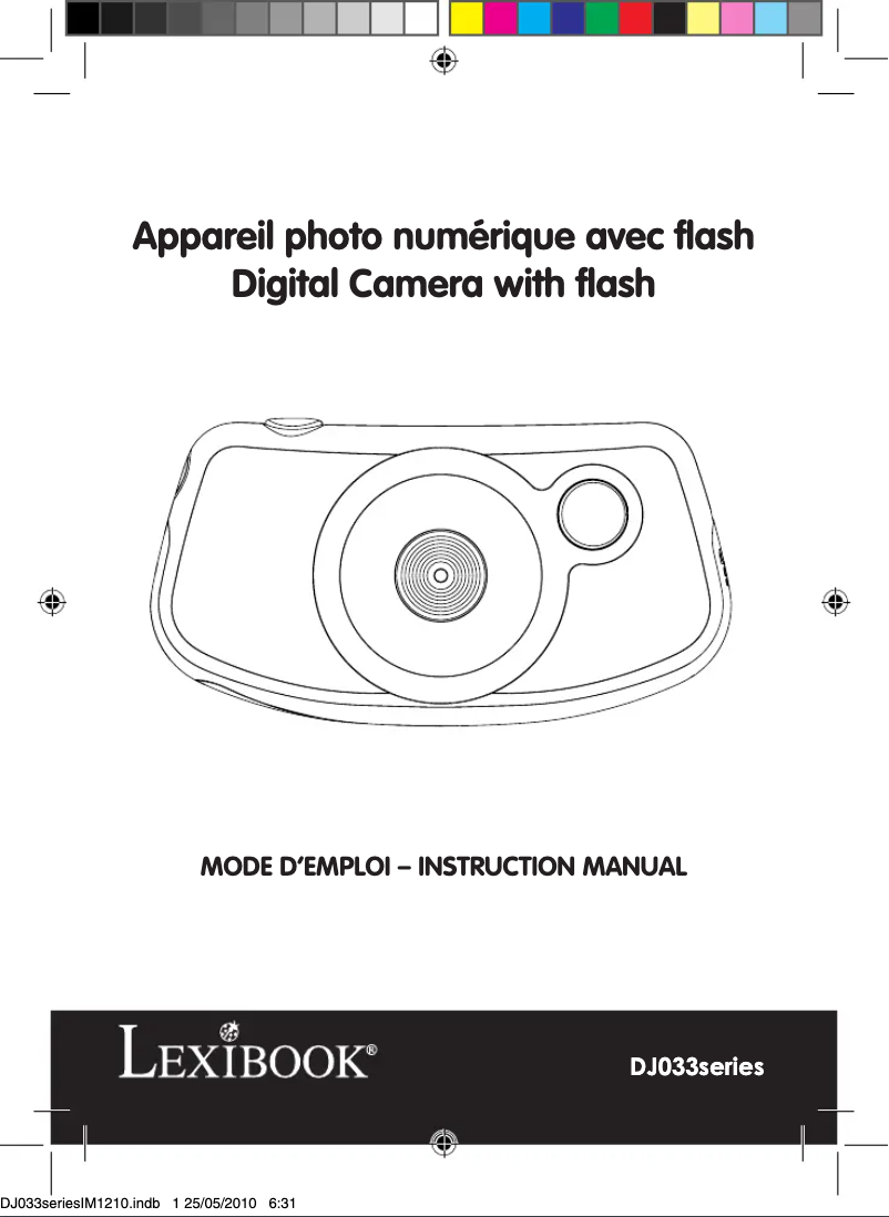 Page 1 de la notice Manuel utilisateur Lexibook DJ033DC