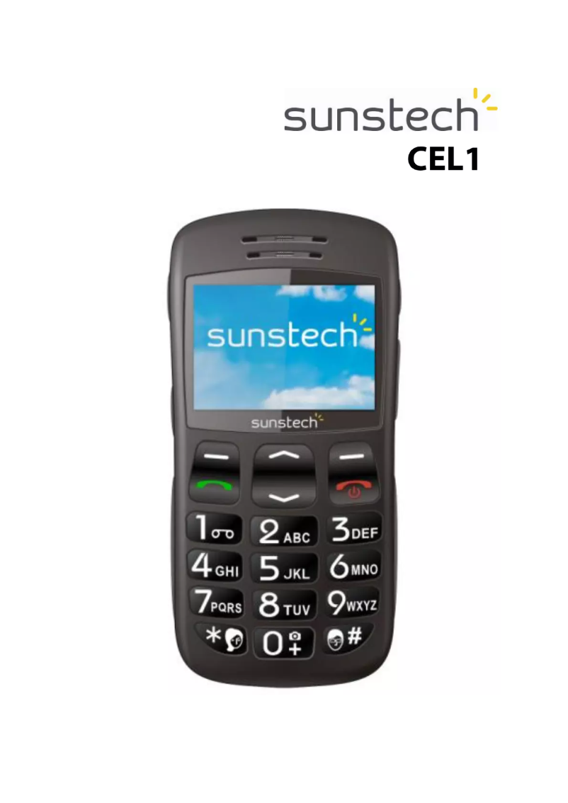 Page n°1 - Manuel utilisateur Sunstech CEL1