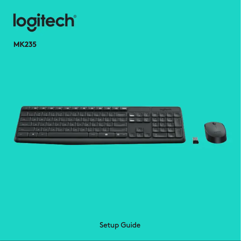 Page n°1 - Guide de démarrage rapide Logitech MK235