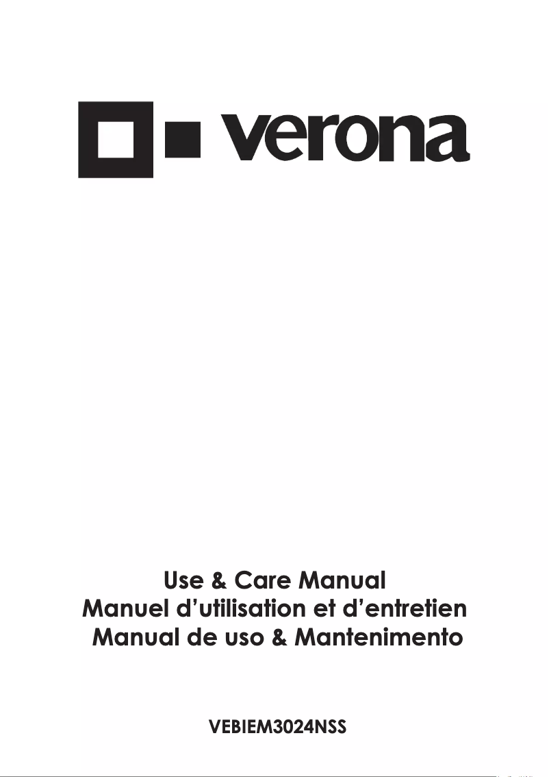 Page 1 de la notice Manuel utilisateur Verona VECTWO207