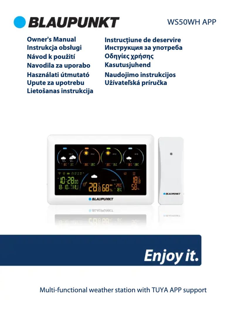 Página 1 del manual Manual de usuario Blaupunkt WS50WH APP