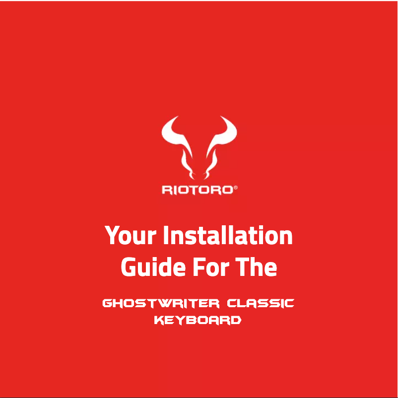 Image de la première page du manuel de l'appareil Ghostwriter Classic