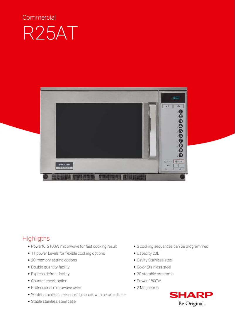 Image de la première page du manuel de l'appareil R-25AT
