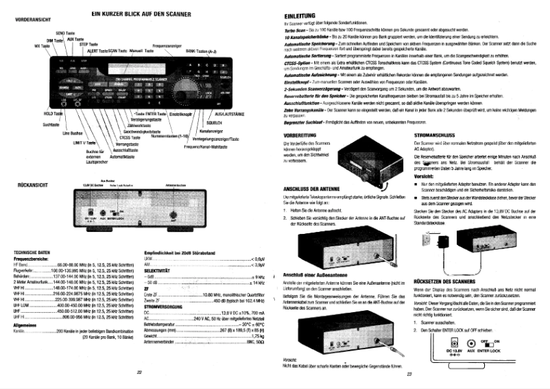 Page n°1 - Manuel utilisateur Albrecht AE60T
