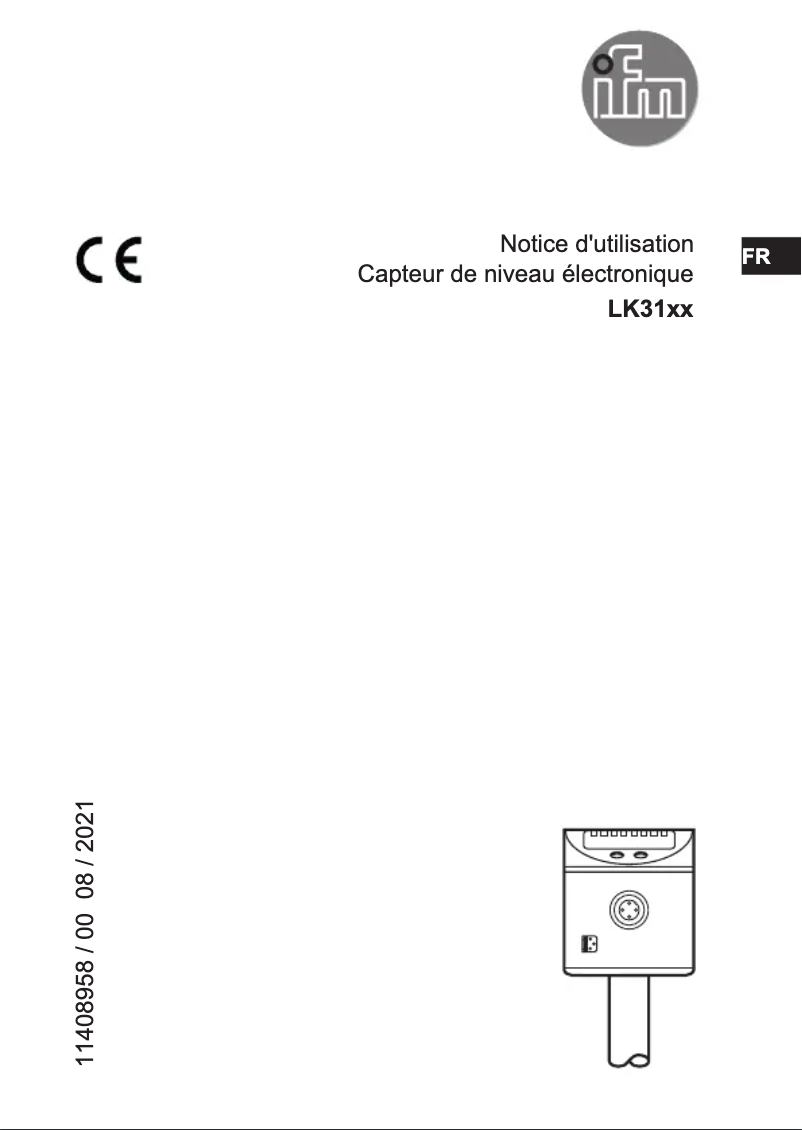 Page n°1 - Manuel utilisateur IFM LK3124