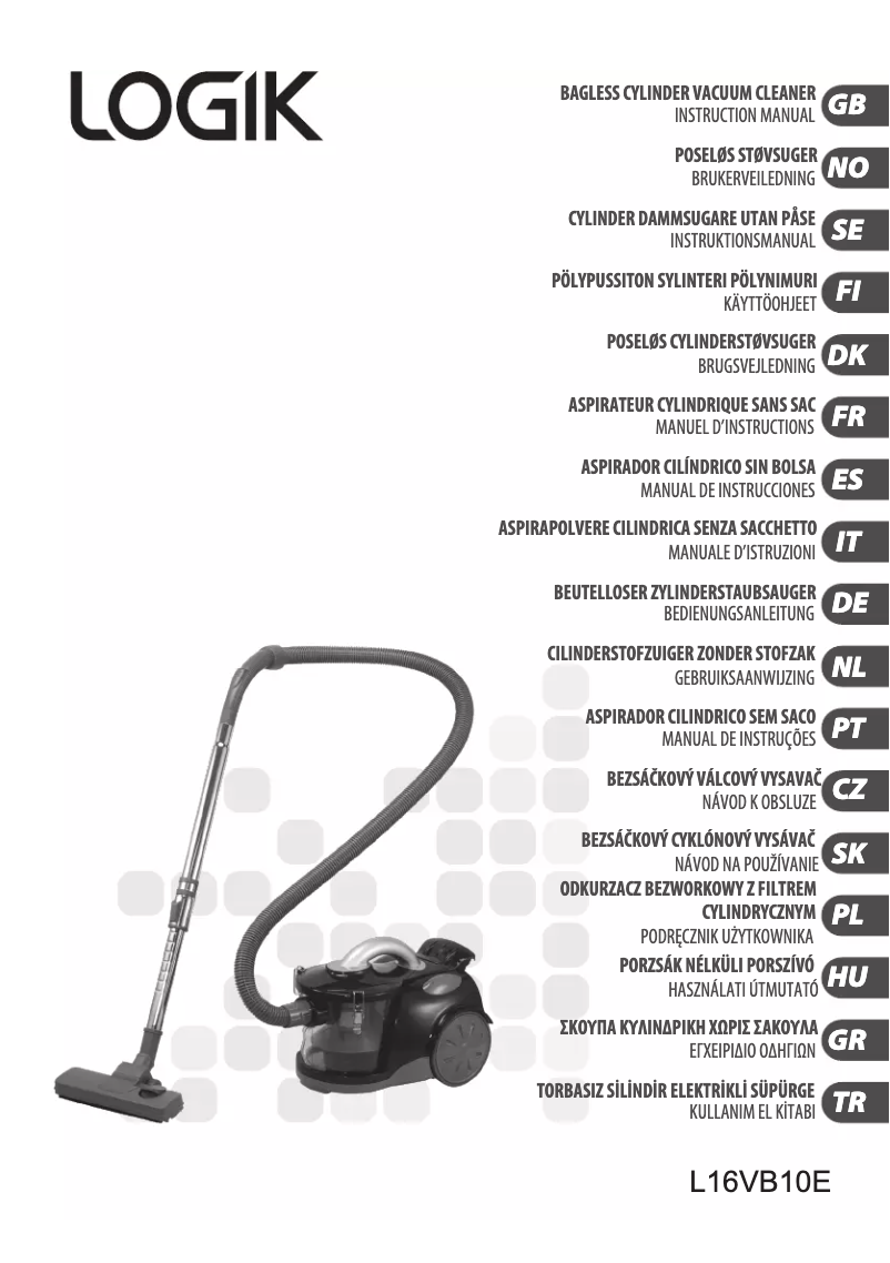 Imagen de la primera página del manual del dispositivo L16VB10E