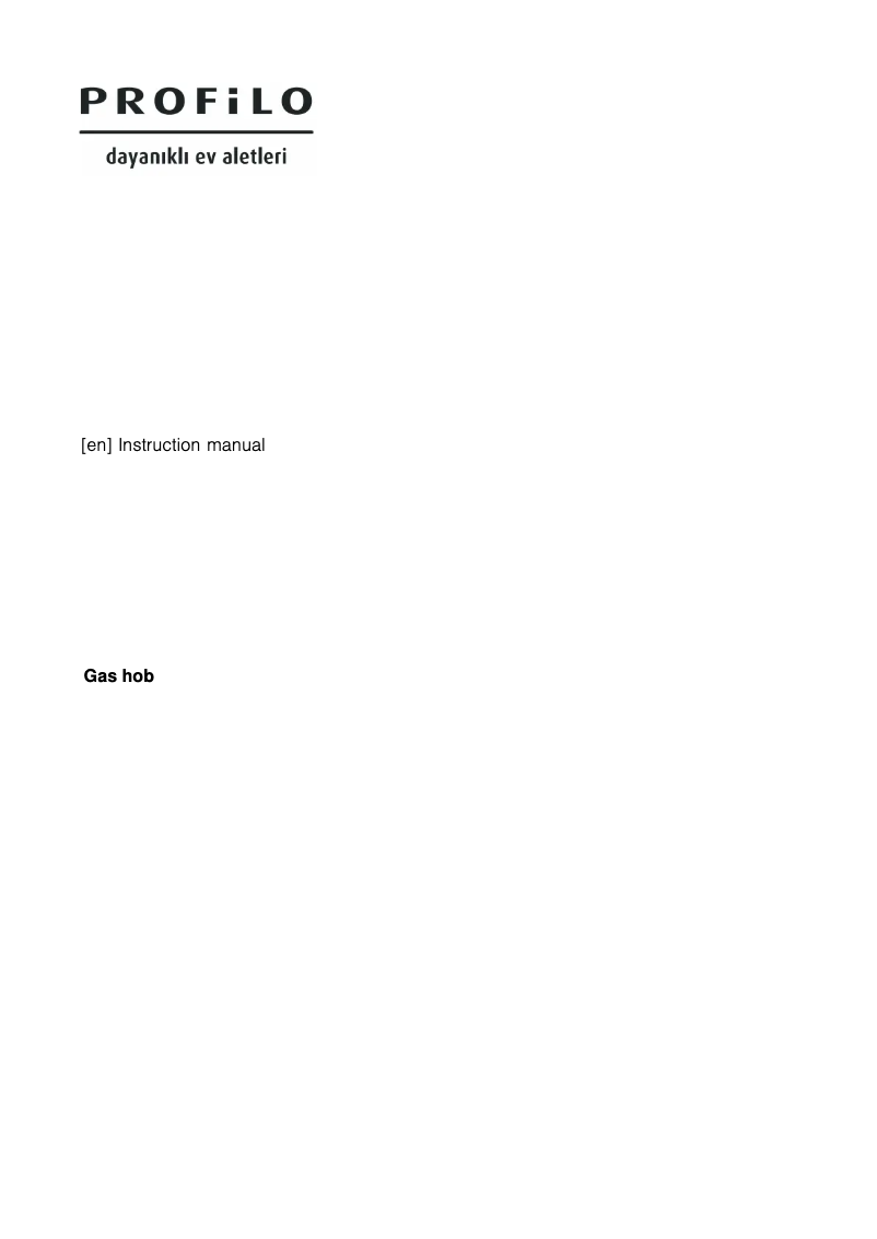 Page 1 de la notice Manuel utilisateur Profilo OA26H6110D