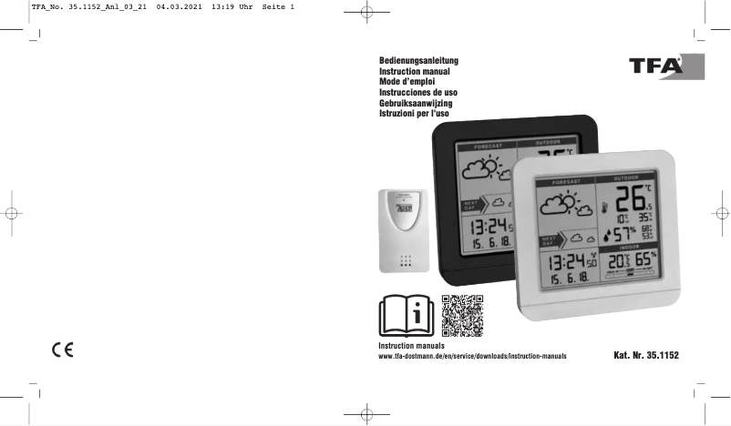 Image de la première page du manuel de l'appareil Sky 35.1152.02