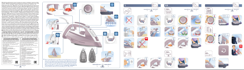 Page 1 de la notice Manuel utilisateur Tefal Ultragliss FV4944