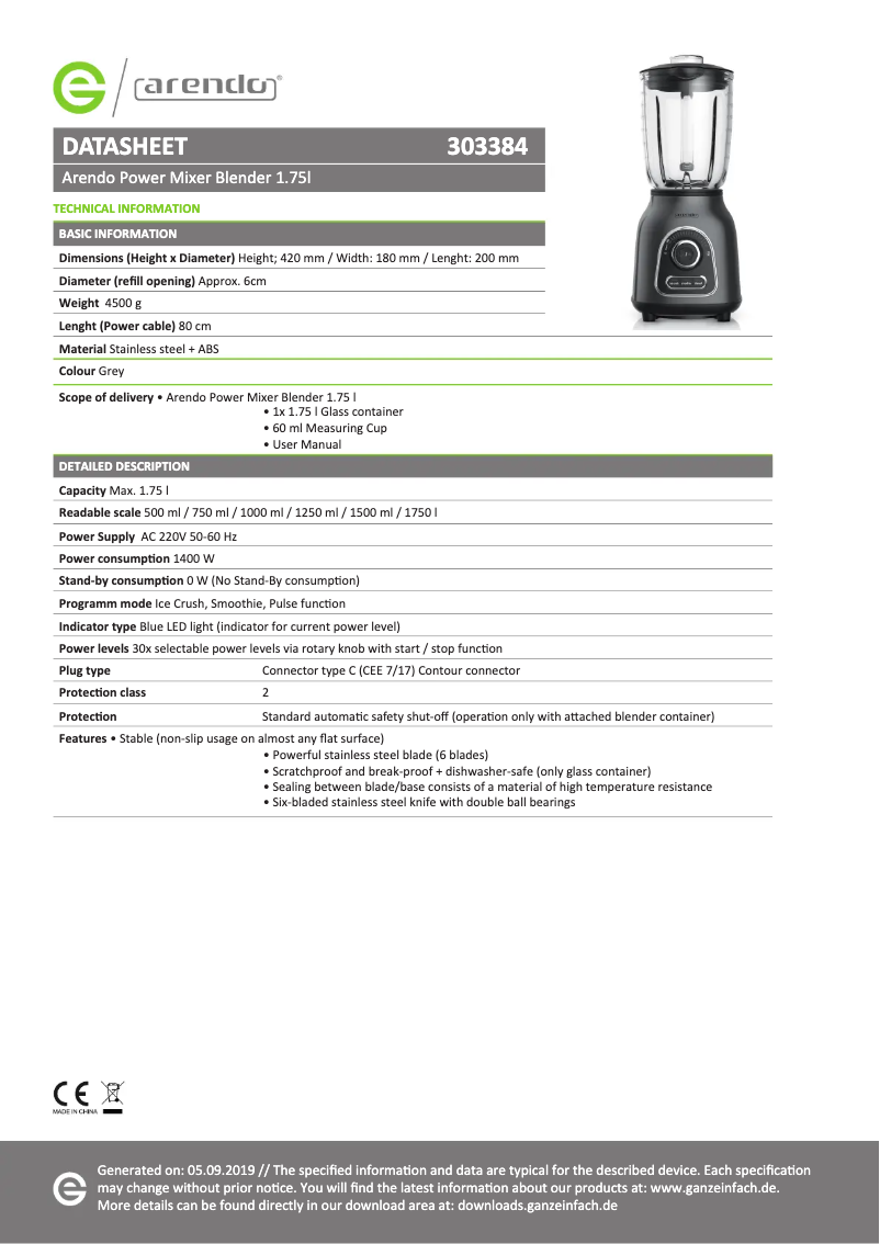 Image de la première page du manuel de l'appareil 303384