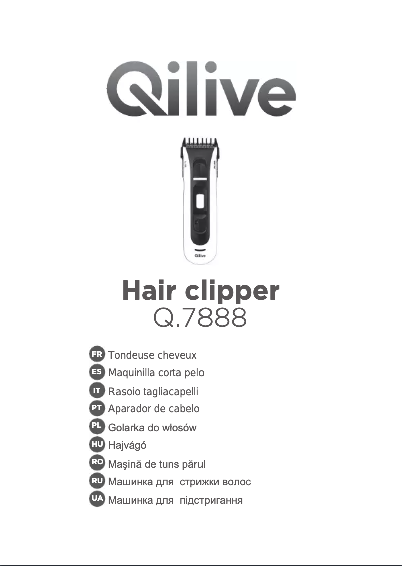 Page 1 de la notice Manuel utilisateur Qilive Q.7888