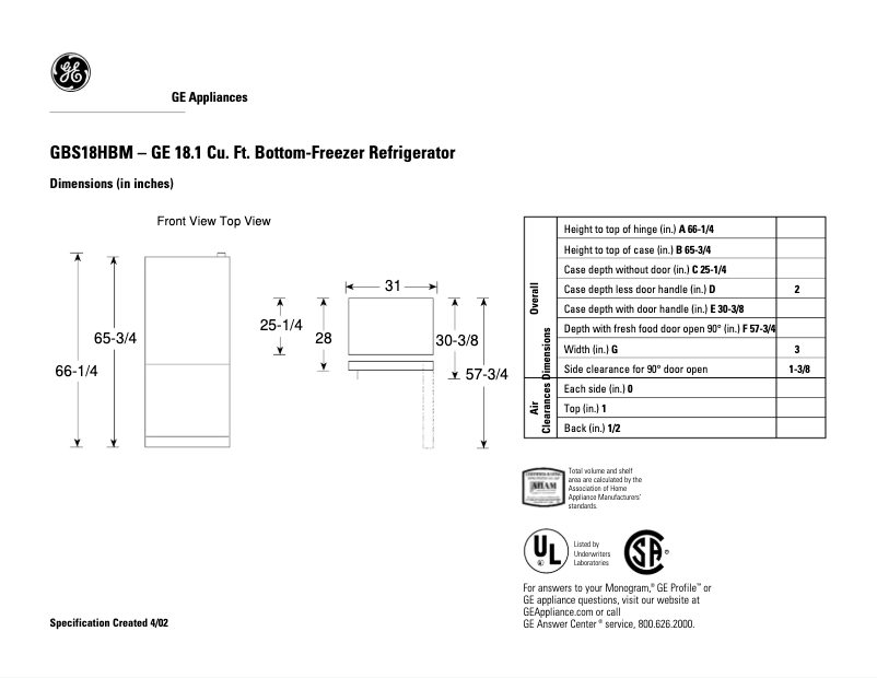 Imagen de la primera página del manual del dispositivo GBS18HBMBB