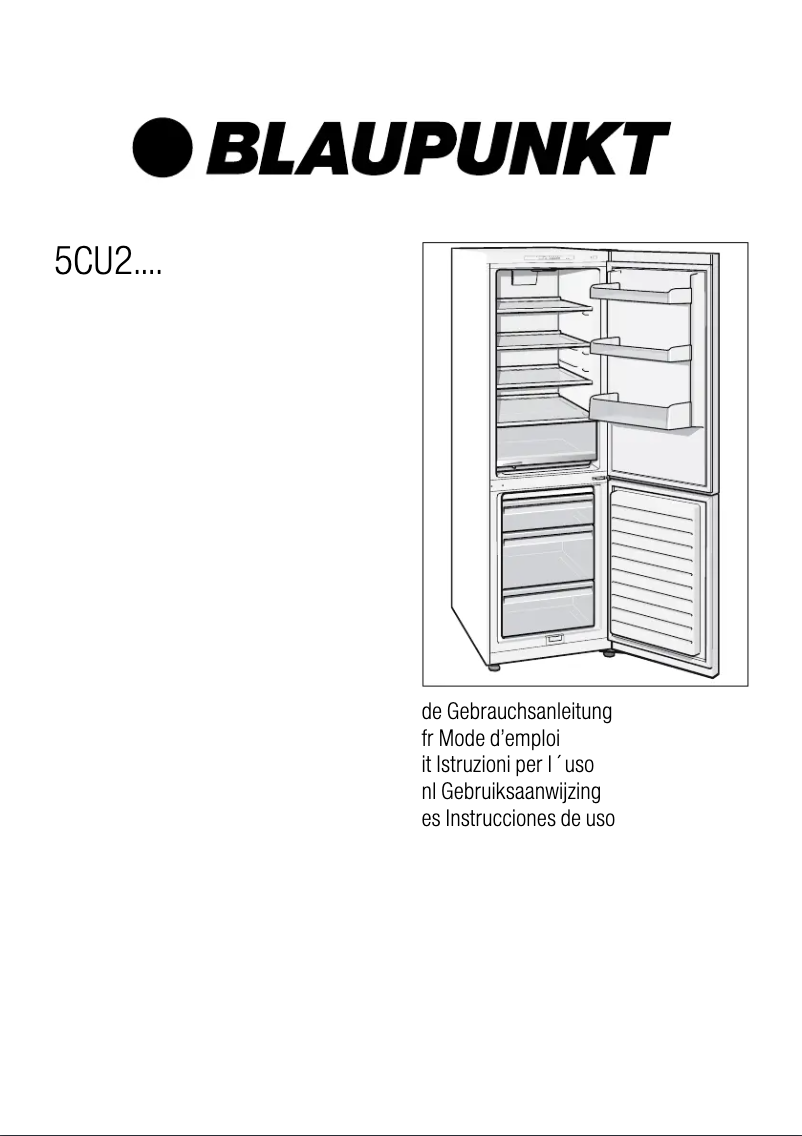 Page 1 de la notice Manuel utilisateur Blaupunkt 5CU29030