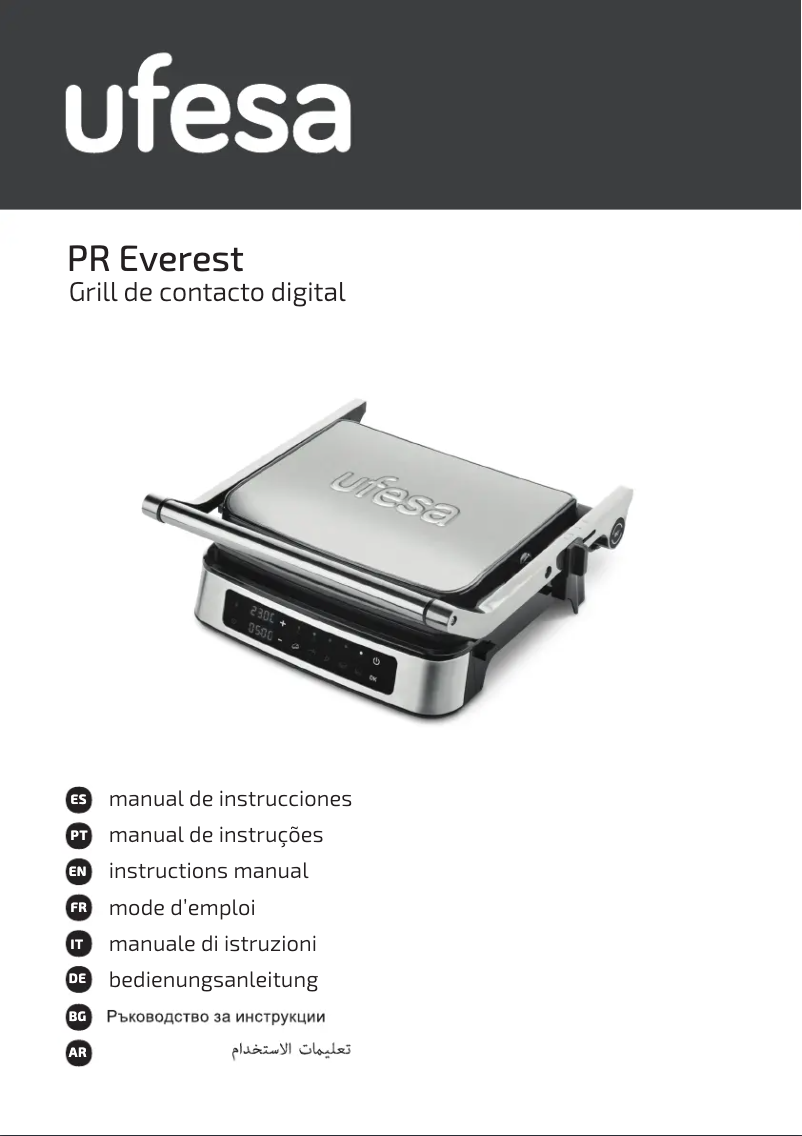 Page n°1 - Manuel utilisateur Ufesa Everest