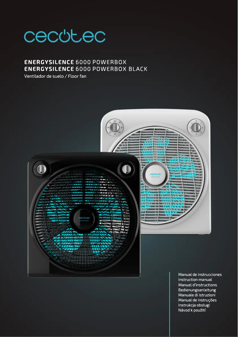 Page 1 de la notice Manuel utilisateur Cecotec ForceSilence 6000 PowerBox