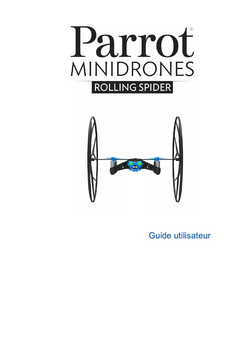 Page n°1 - Manuel utilisateur Parrot Rolling Spider