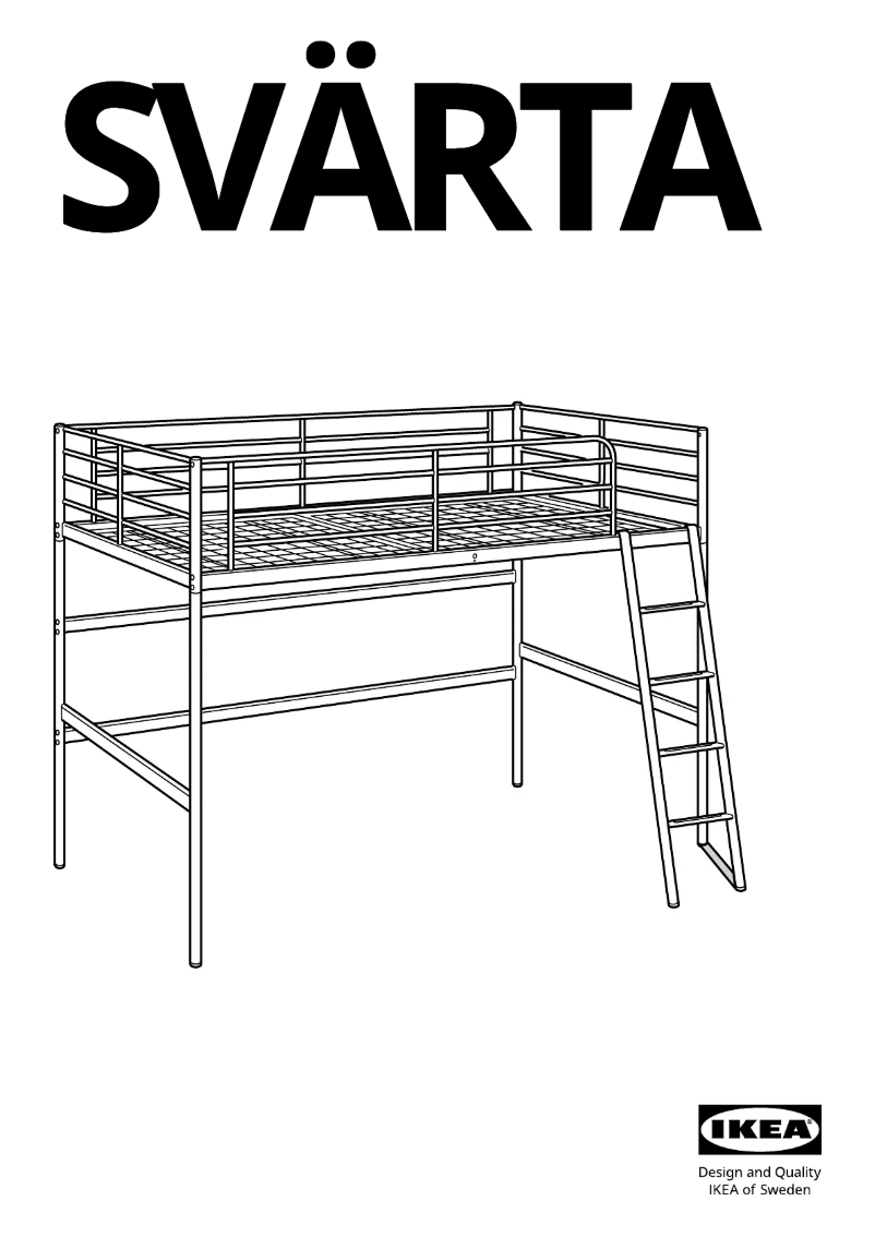 Image de la première page du manuel de l'appareil SVÄRTA 202.479.82