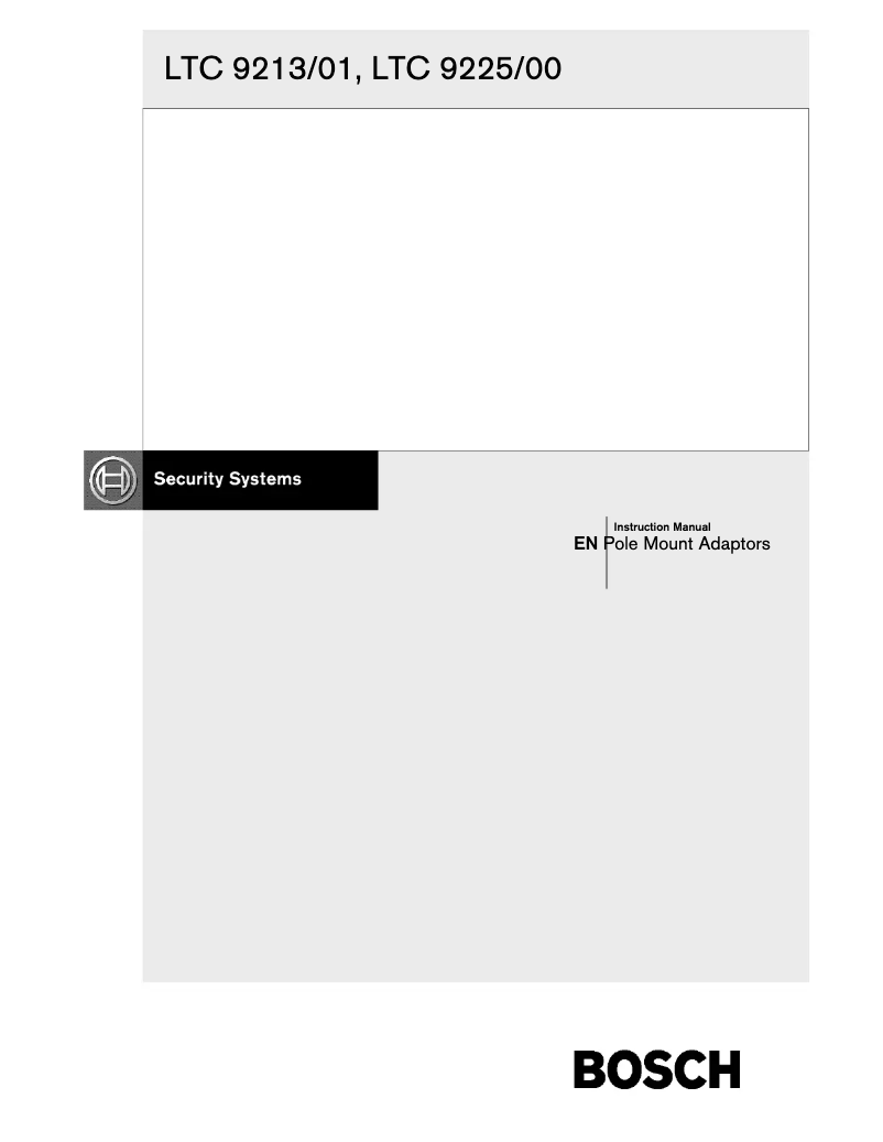 Image de la première page du manuel de l'appareil LTC 9213/01