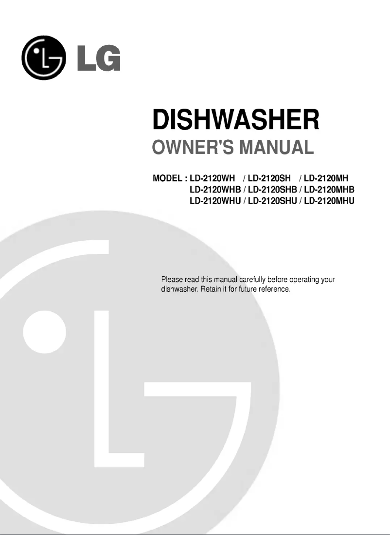 Page 1 de la notice Manuel utilisateur LG LD-2120SH