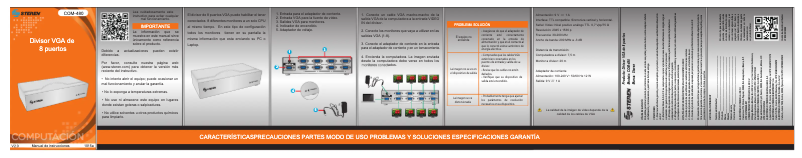 Image de la première page du manuel de l'appareil COM-480
