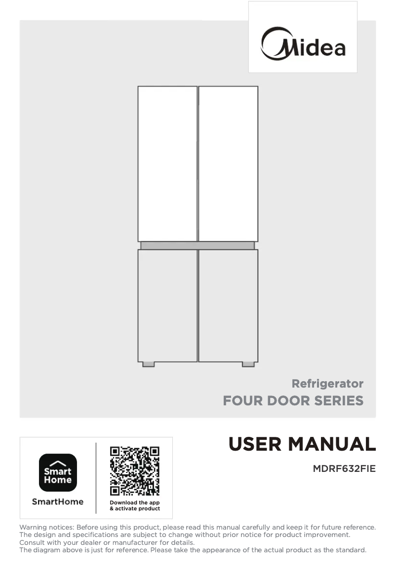 Image de la première page du manuel de l'appareil MDRF632FIE46